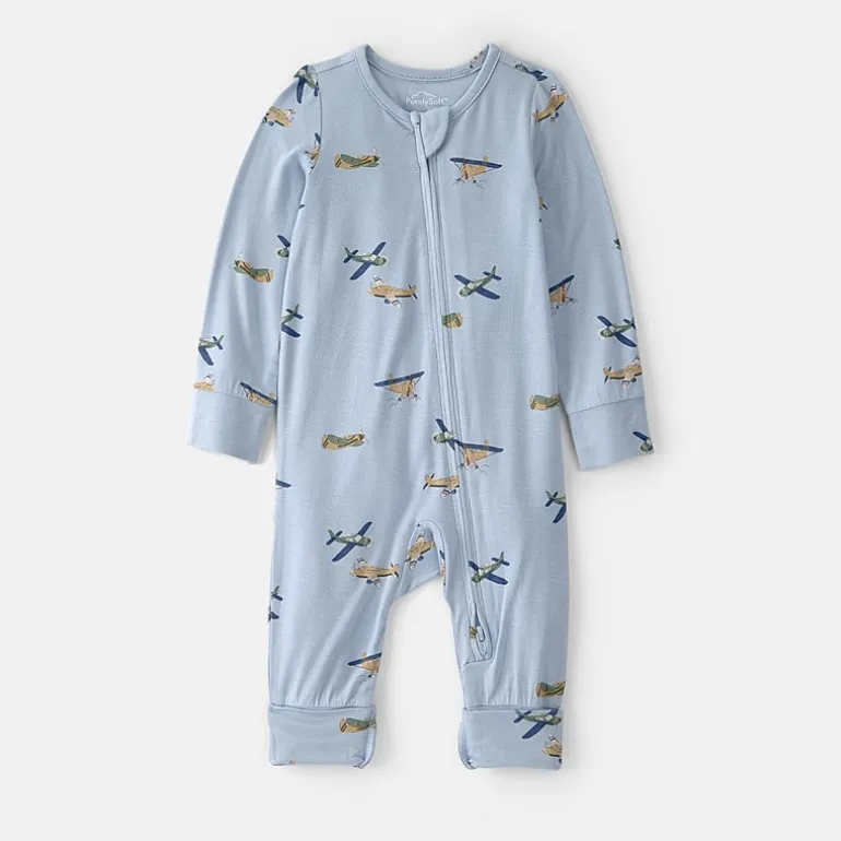 Carter's Purelysoft Baby Boys Airplanes Sleep and Play