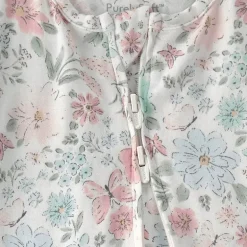 Carter's Purelysoft Baby Girls Floral Sleep and Play