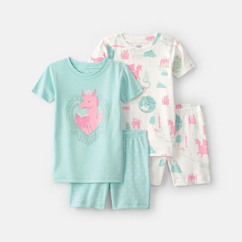 Carter's Toddler Girls 4-pc. Pajama Set