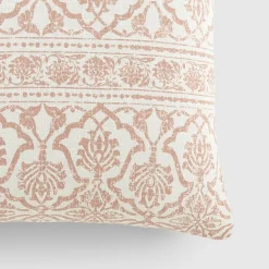 Casual Comfort Antique Floral Cotton Square Throw Pillow