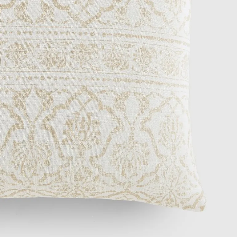 Casual Comfort Antique Floral Cotton Square Throw Pillow