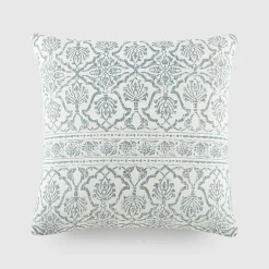 Casual Comfort Antique Floral Cotton Square Throw Pillow