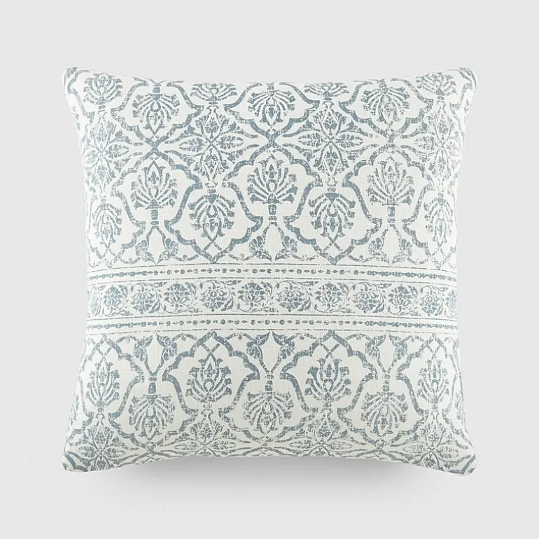 Casual Comfort Antique Floral Cotton Square Throw Pillow