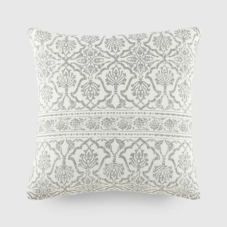 Casual Comfort Antique Floral Cotton Square Throw Pillow