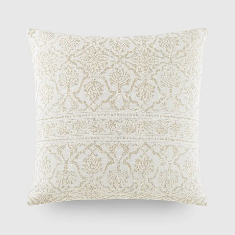 Casual Comfort Antique Floral Cotton Square Throw Pillow