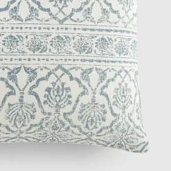 Casual Comfort Antique Floral Cotton Square Throw Pillow