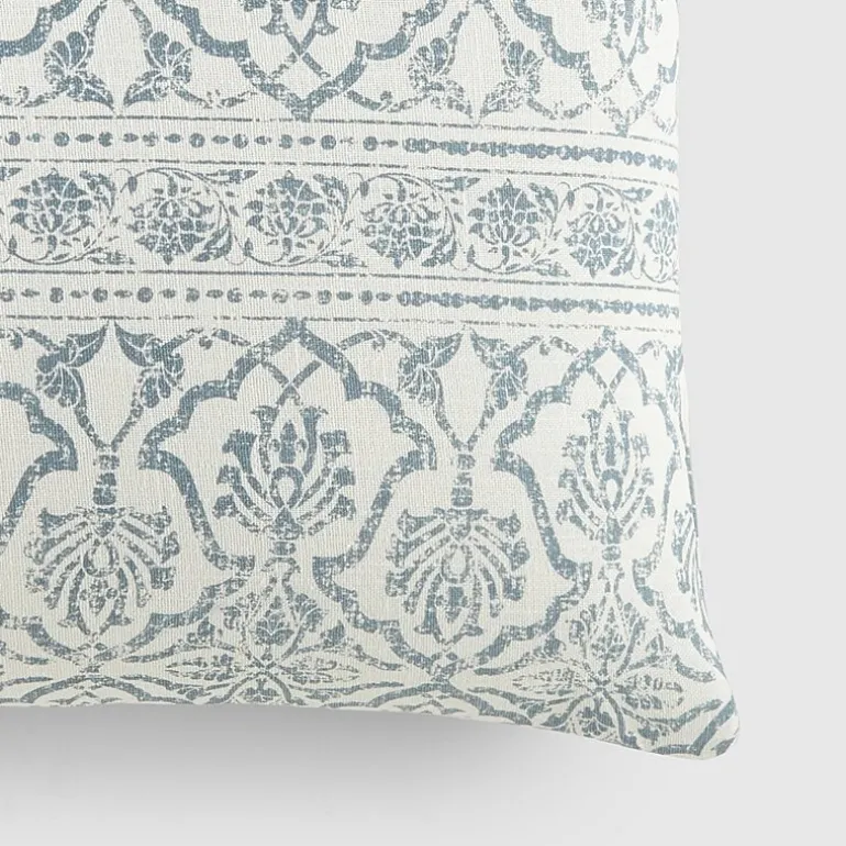 Casual Comfort Antique Floral Cotton Square Throw Pillow