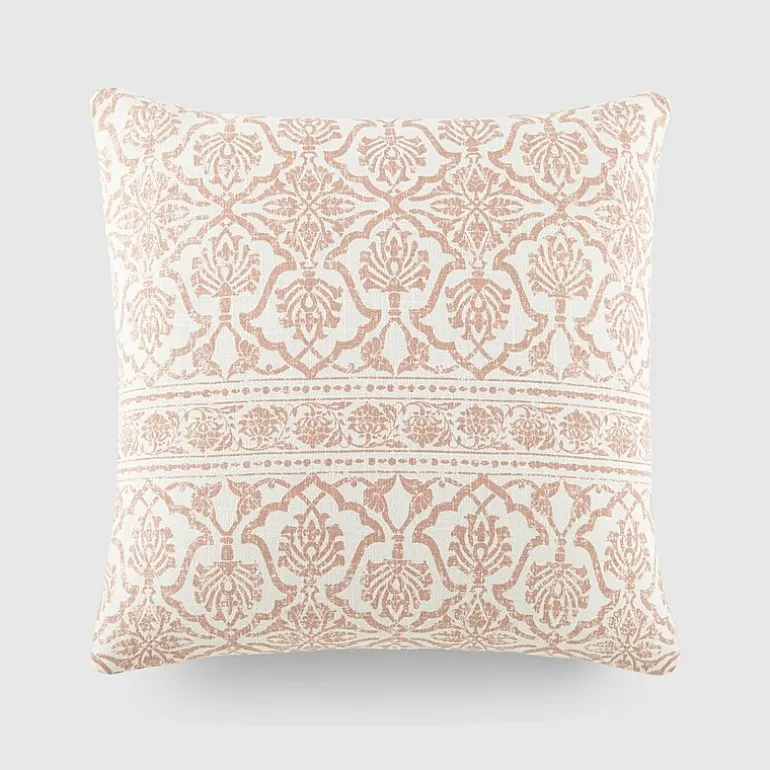 Casual Comfort Antique Floral Cotton Square Throw Pillow