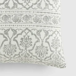 Casual Comfort Antique Floral Cotton Square Throw Pillow