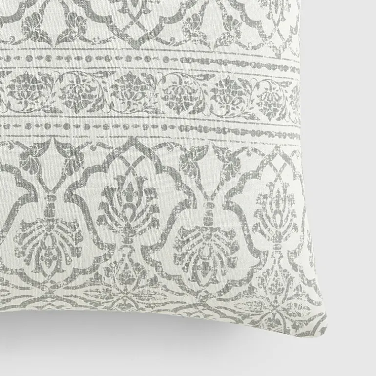 Casual Comfort Antique Floral Cotton Square Throw Pillow