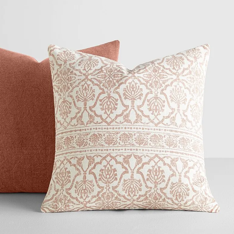 Casual Comfort Antique Floral 2-pc. Square Throw Pillow Set