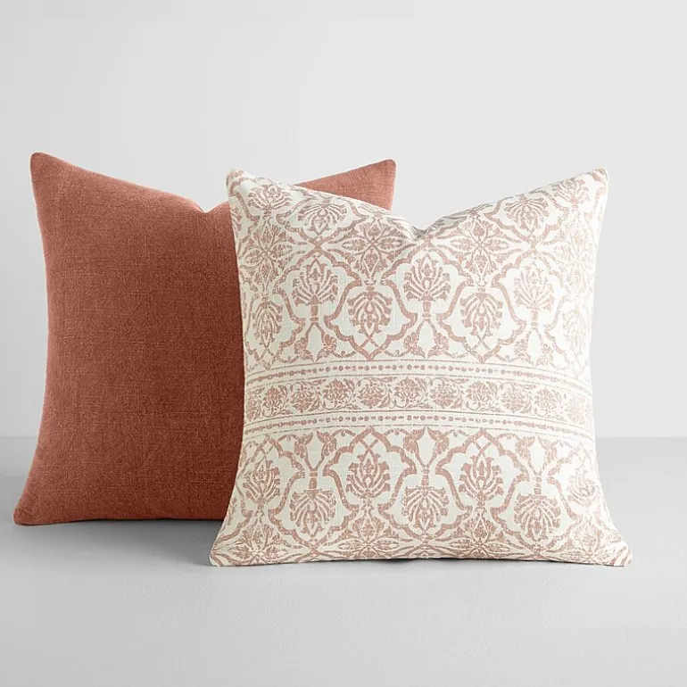 Casual Comfort Antique Floral 2-pc. Square Throw Pillow Set