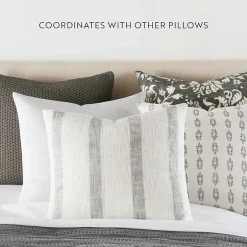 Casual Comfort Awning Stripe Yarn Dyed 2-pc. Square Throw Pillow Set
