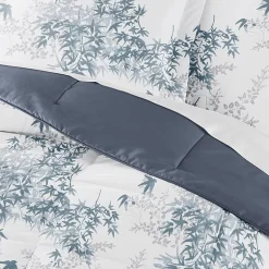 Casual Comfort Bamboo Leaves Midweight Down Alternative Comforter Set