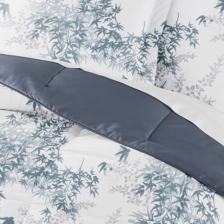Casual Comfort Bamboo Leaves Midweight Down Alternative Comforter Set