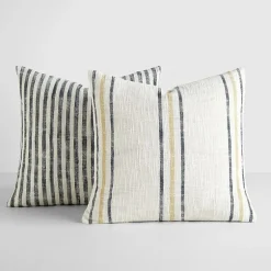 Casual Comfort Bengal Framed Stripe 2-pc. Square Throw Pillow Set