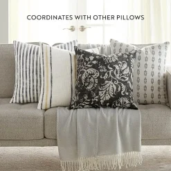 Casual Comfort Bengal Framed Stripe 2-pc. Square Throw Pillow Set