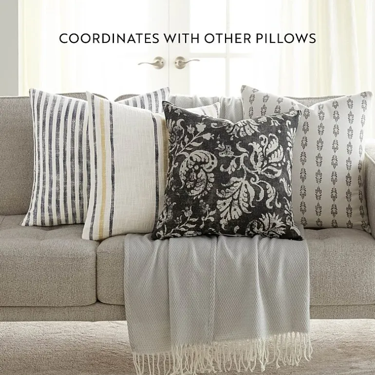 Casual Comfort Bengal Framed Stripe 2-pc. Square Throw Pillow Set
