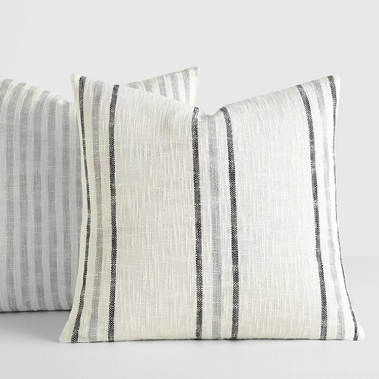 Casual Comfort Bengal Framed Stripe 2-pc. Square Throw Pillow Set