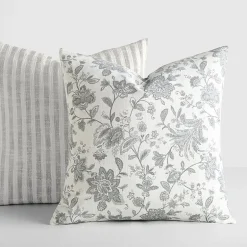 Casual Comfort Bengal Stripe Jacobean 2-pc. Square Throw Pillow