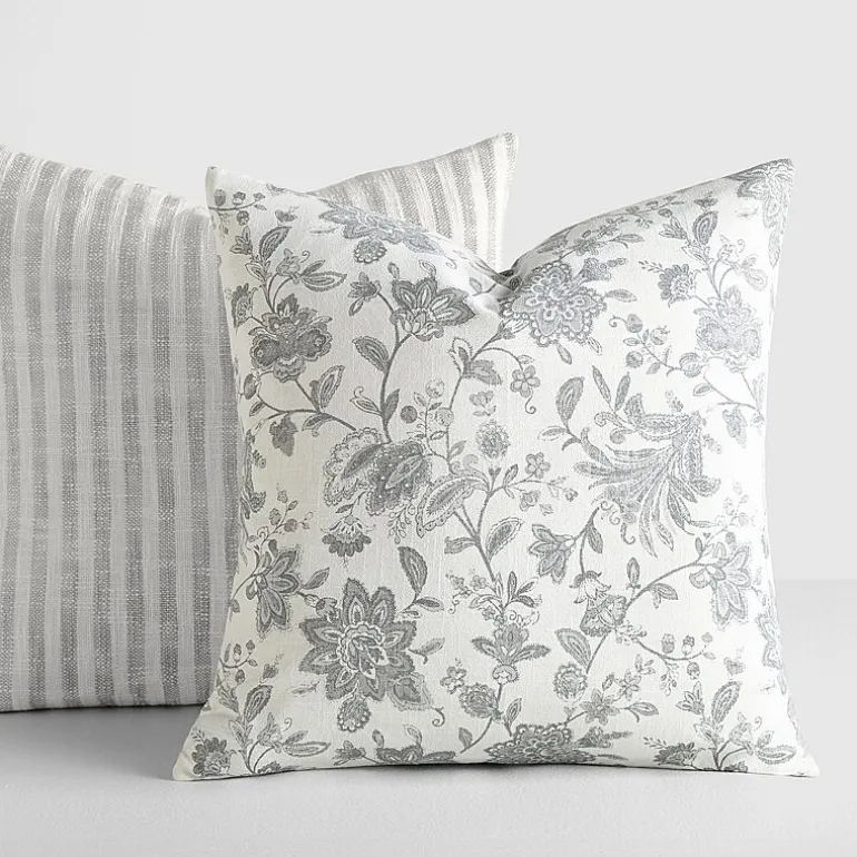 Casual Comfort Bengal Stripe Jacobean 2-pc. Square Throw Pillow
