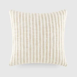 Casual Comfort Bengal Stripe Yarn Dyed Square Throw Pillow
