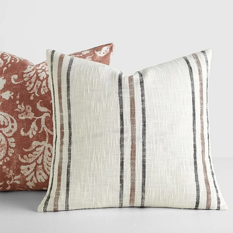 Casual Comfort Bengal Stripe Yarn Dyed 2-pc. Square Throw Pillow Set