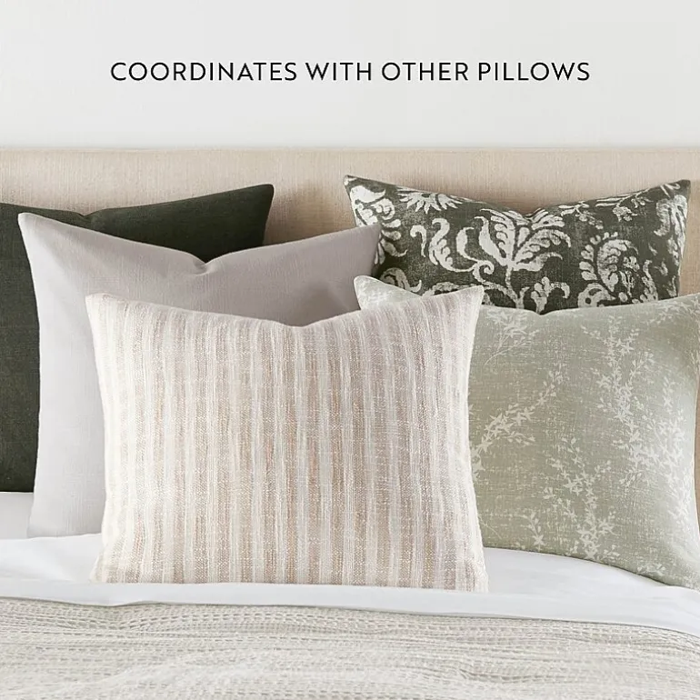Casual Comfort Bengal Stripe Yarn Dyed 2-pc. Square Throw Pillow Set