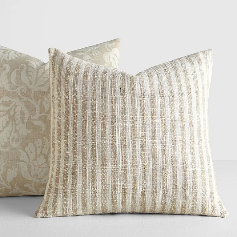 Casual Comfort Bengal Stripe Yarn Dyed 2-pc. Square Throw Pillow Set