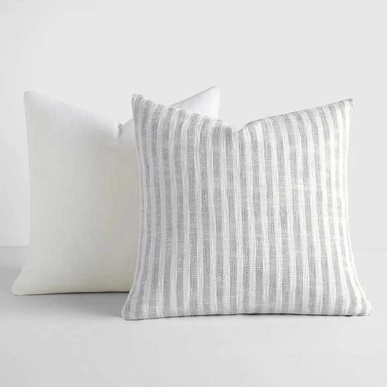 Casual Comfort Bengal Stripe Yarn Dyed 2-pc. Square Throw Pillow Set