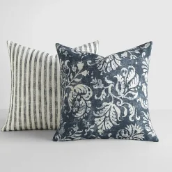 Casual Comfort Bengal Stripe Yarn Dyed 2-pc. Square Throw Pillow Set