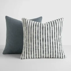 Casual Comfort Bengal Stripe Yarn Dyed 2-pc. Square Throw Pillow Set