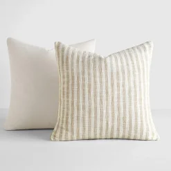 Casual Comfort Bengal Stripe Yarn Dyed 2-pc. Square Throw Pillow Set