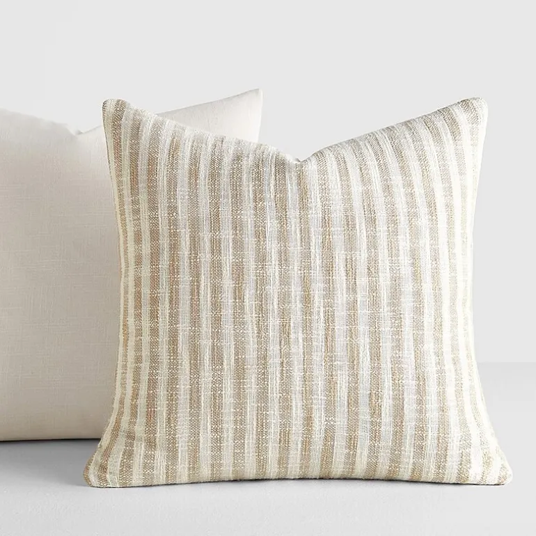 Casual Comfort Bengal Stripe Yarn Dyed 2-pc. Square Throw Pillow Set