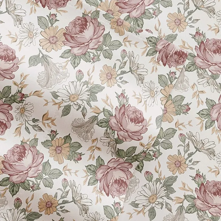 Casual Comfort Blooming Floral Patterned Sheet Set