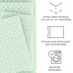 Casual Comfort Boho Pattern Deep Pocket Sheet Set