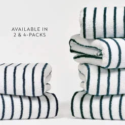 Casual Comfort Cabana Stripe 2 Pack Beach Towel
