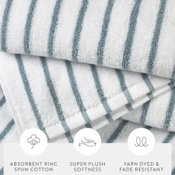 Casual Comfort Cabana Stripe 2 Pack Beach Towel