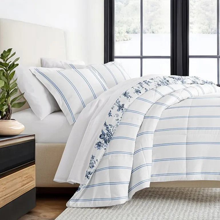 Casual Comfort Cabbage Rose Midweight Down Alternative Comforter Set