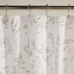 Casual Comfort Cotton Blend Floral Shower Curtain