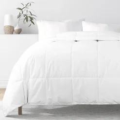 Casual Comfort 100% Cotton Down Alternative Comforter and Duvet Insert