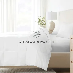 Casual Comfort 100% Cotton Down Alternative Comforter and Duvet Insert