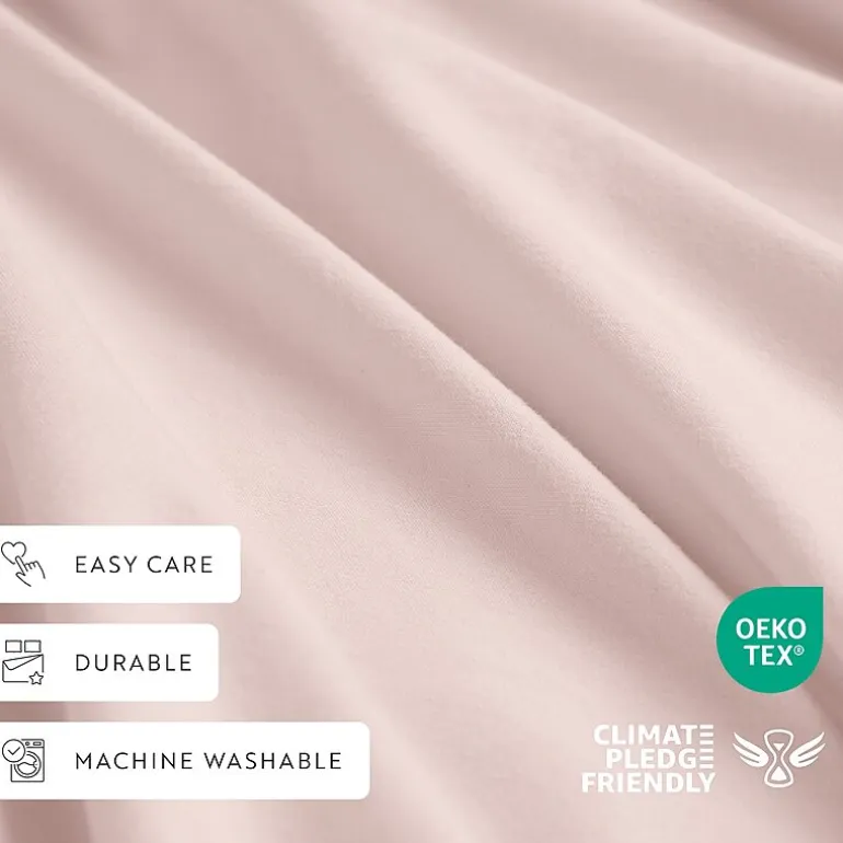 Casual Comfort 100% Cotton Percale Ultra-Soft 4 Piece Sheet Set