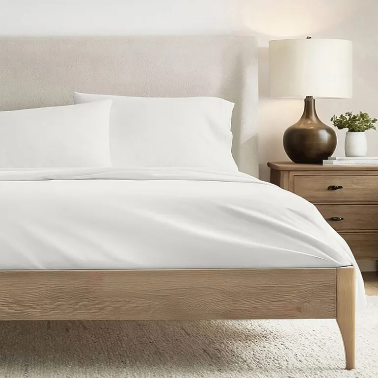 Casual Comfort 100% Cotton Percale Ultra-Soft 4 Piece Sheet Set