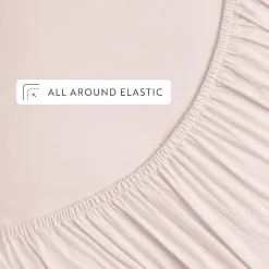 Casual Comfort 100% Cotton Percale Ultra-Soft 4 Piece Sheet Set