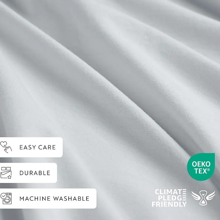 Casual Comfort 100% Cotton Percale Ultra-Soft 4 Piece Sheet Set
