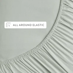 Casual Comfort 100% Cotton Percale Ultra-Soft 4 Piece Sheet Set
