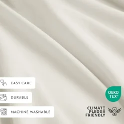 Casual Comfort 100% Cotton Percale Ultra-Soft 4 Piece Sheet Set