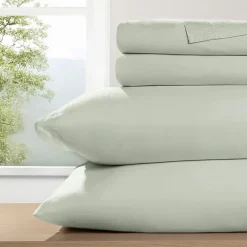 Casual Comfort 100% Cotton Percale Ultra-Soft 4 Piece Sheet Set