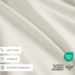 Casual Comfort 100% Cotton Percale Ultra-Soft 4 Piece Sheet Set